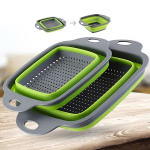 Fold-A-Drain - Foldable Fruit and Vegetable Kitchen Tool